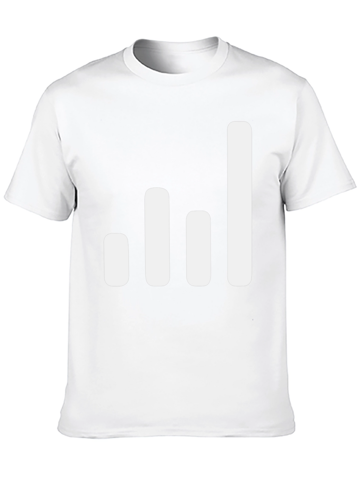 Signal Strength Graphic Tee - Black Cotton Blend T-Shirt