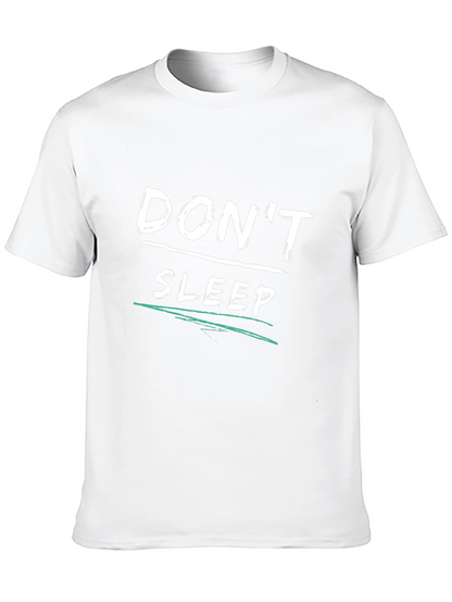 Dont Sleep Graphic T-Shirt - Black