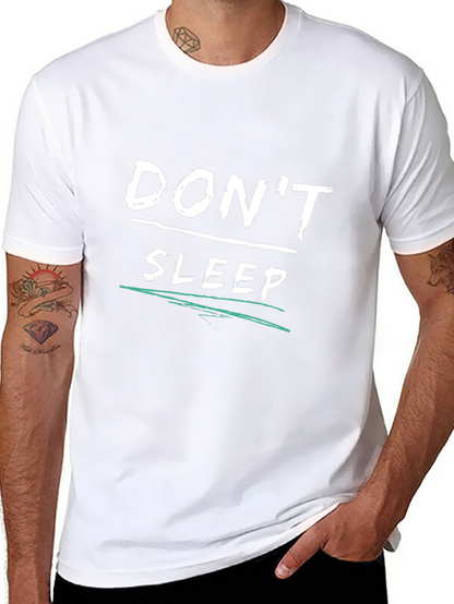 Dont Sleep Graphic T-Shirt - Black