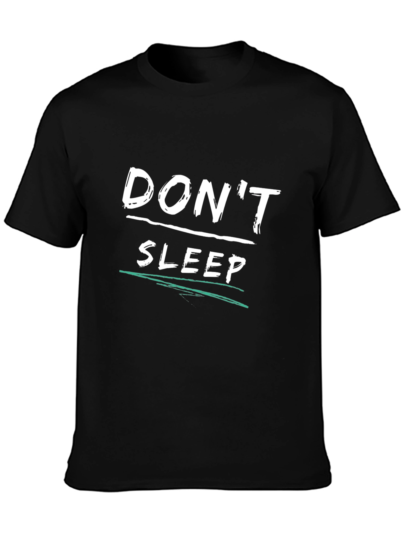 Dont Sleep Graphic T-Shirt - Black