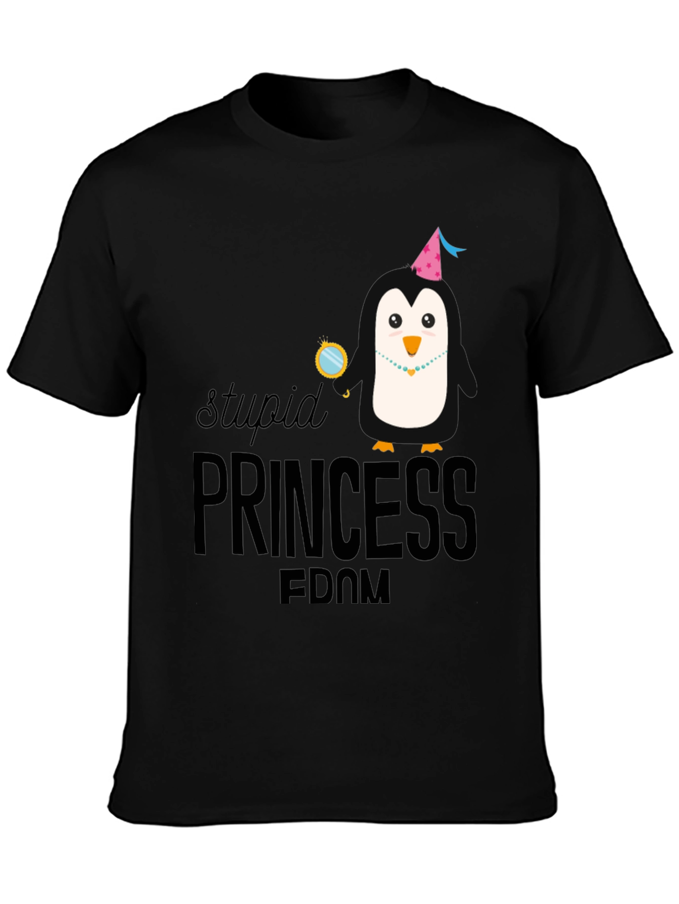 Stupid Princess Penguin Tee - Unisex
