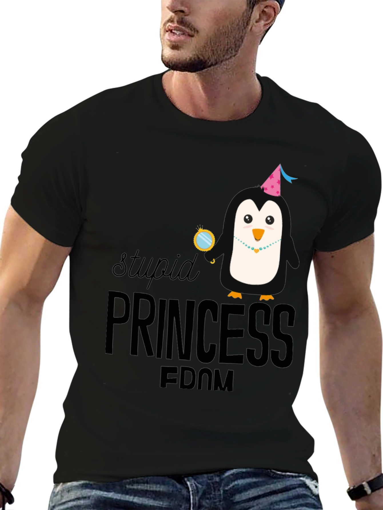 Stupid Princess Penguin Tee - Unisex