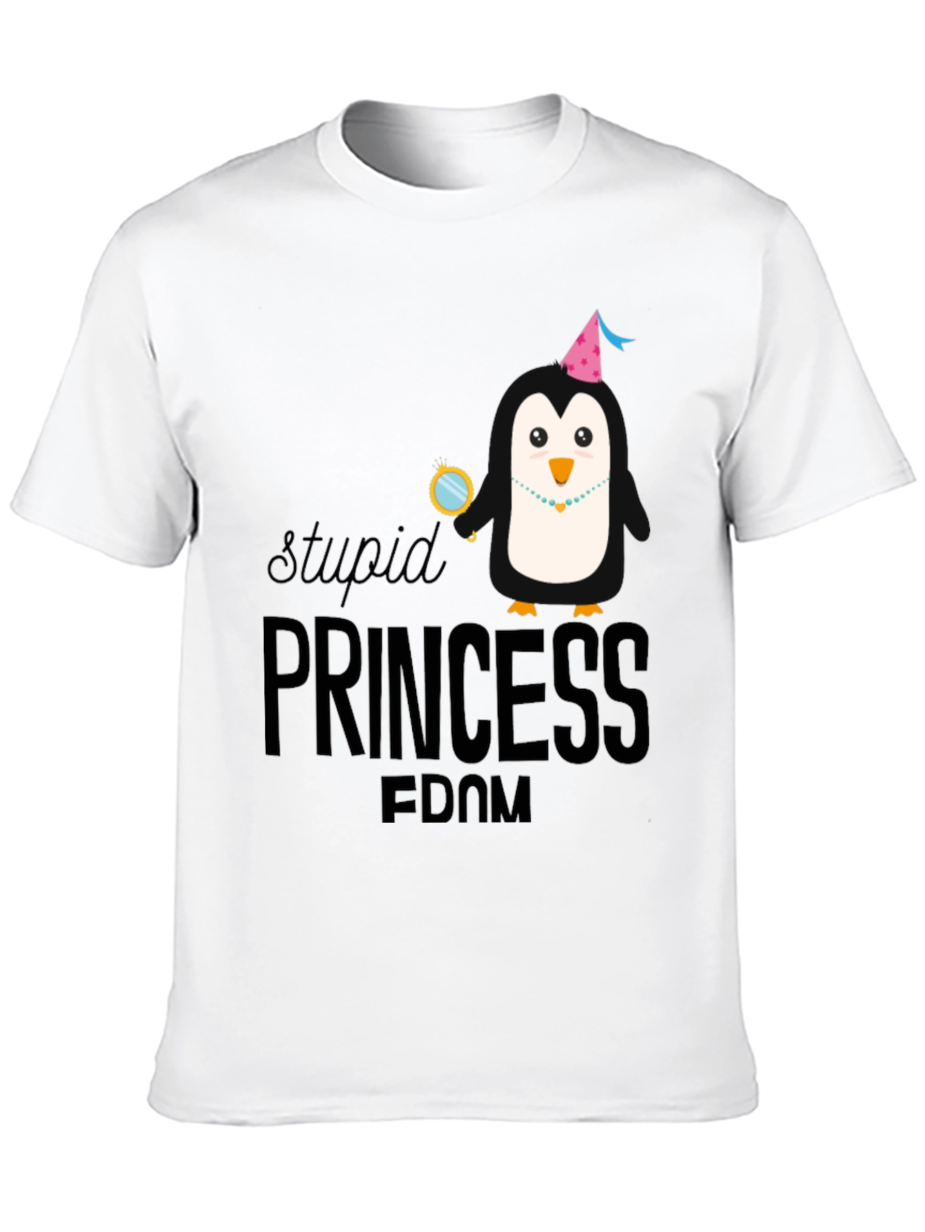 Stupid Princess Penguin Tee - Unisex
