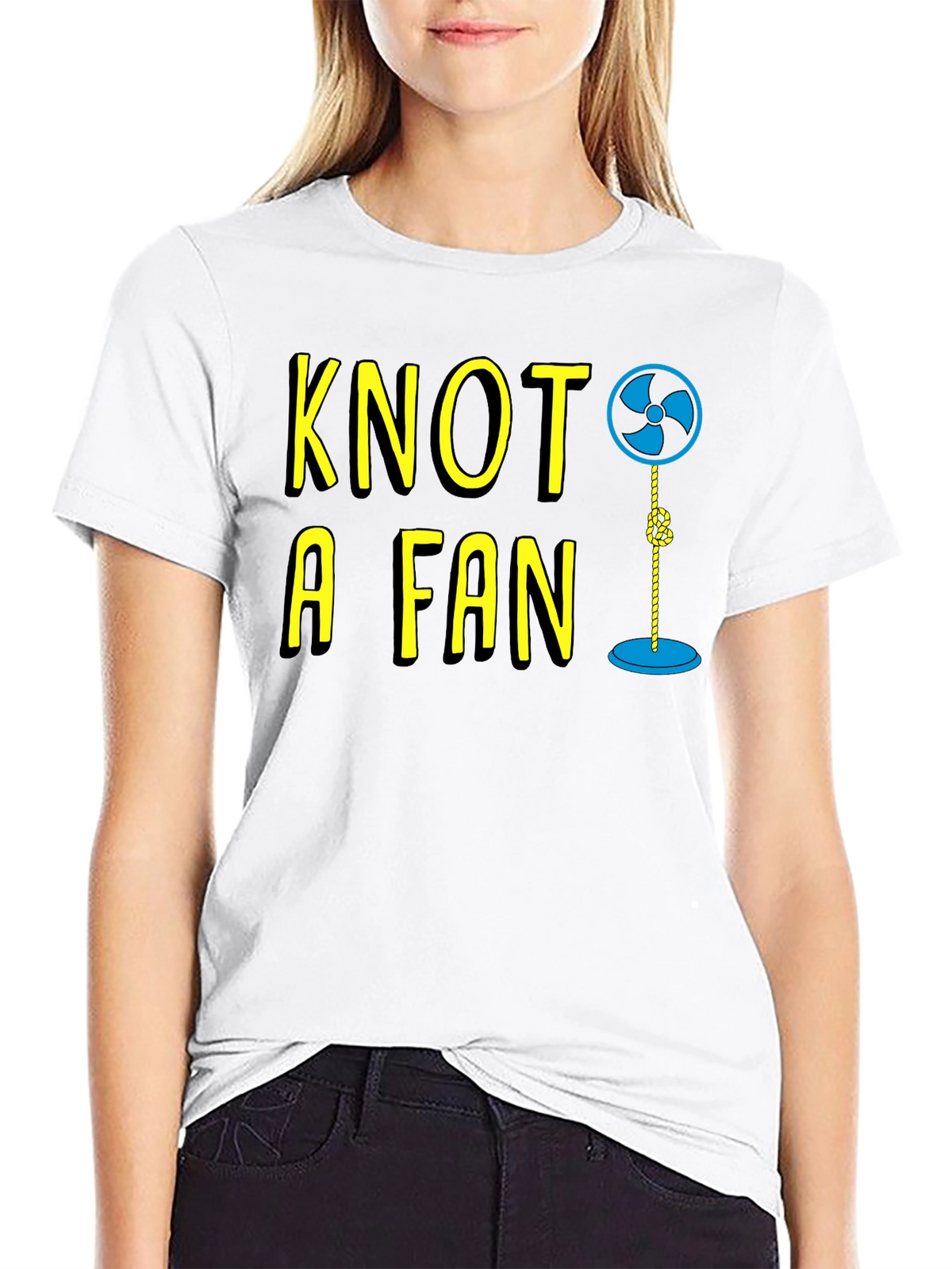 Knot A Fan Funny Graphic T-Shirt