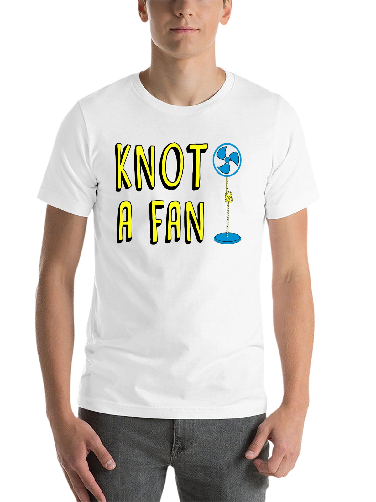 Knot A Fan Funny Graphic T-Shirt