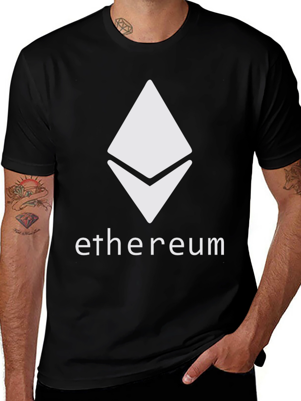 Ethereum Crypto Black T-Shirt
