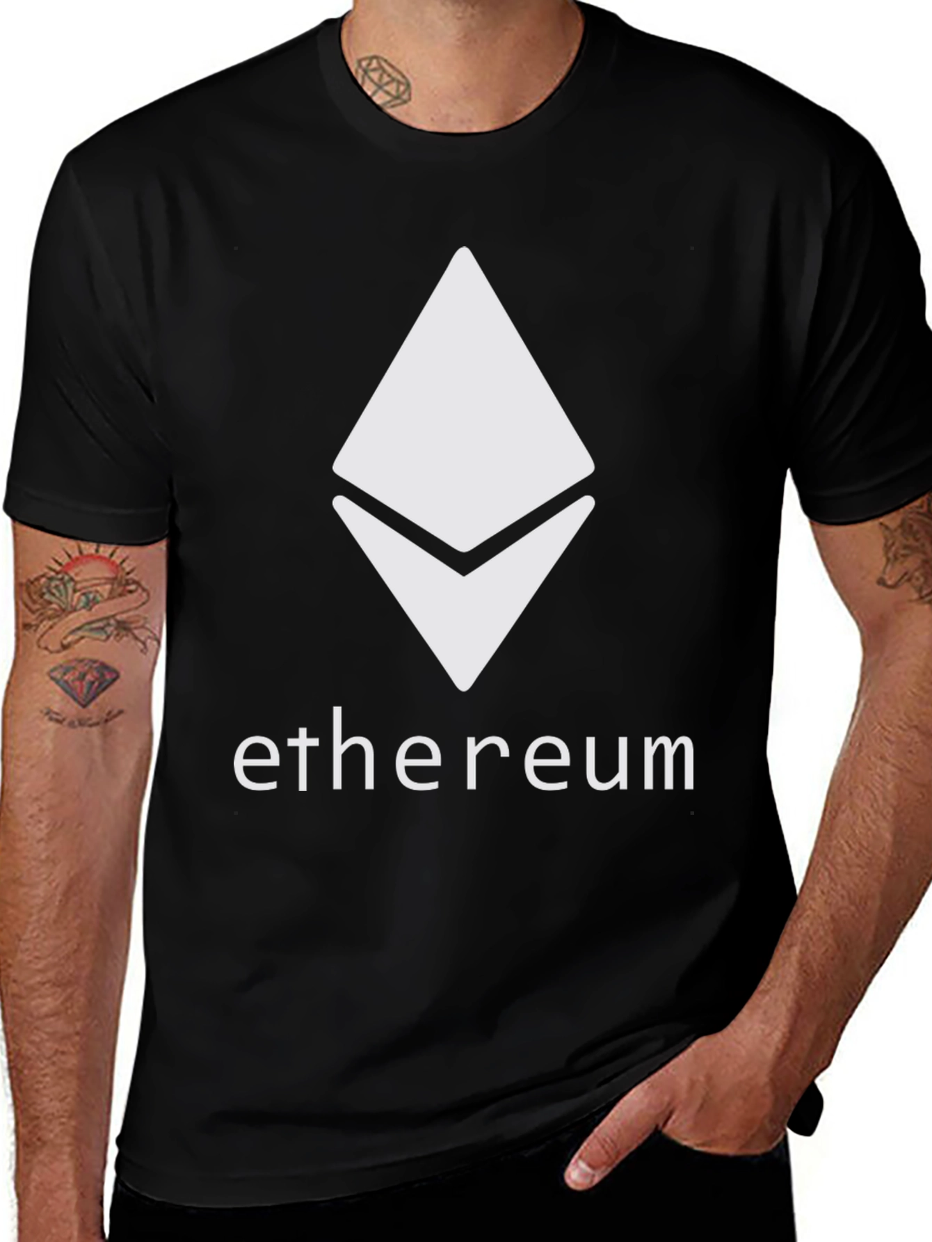 Ethereum Crypto Black T-Shirt