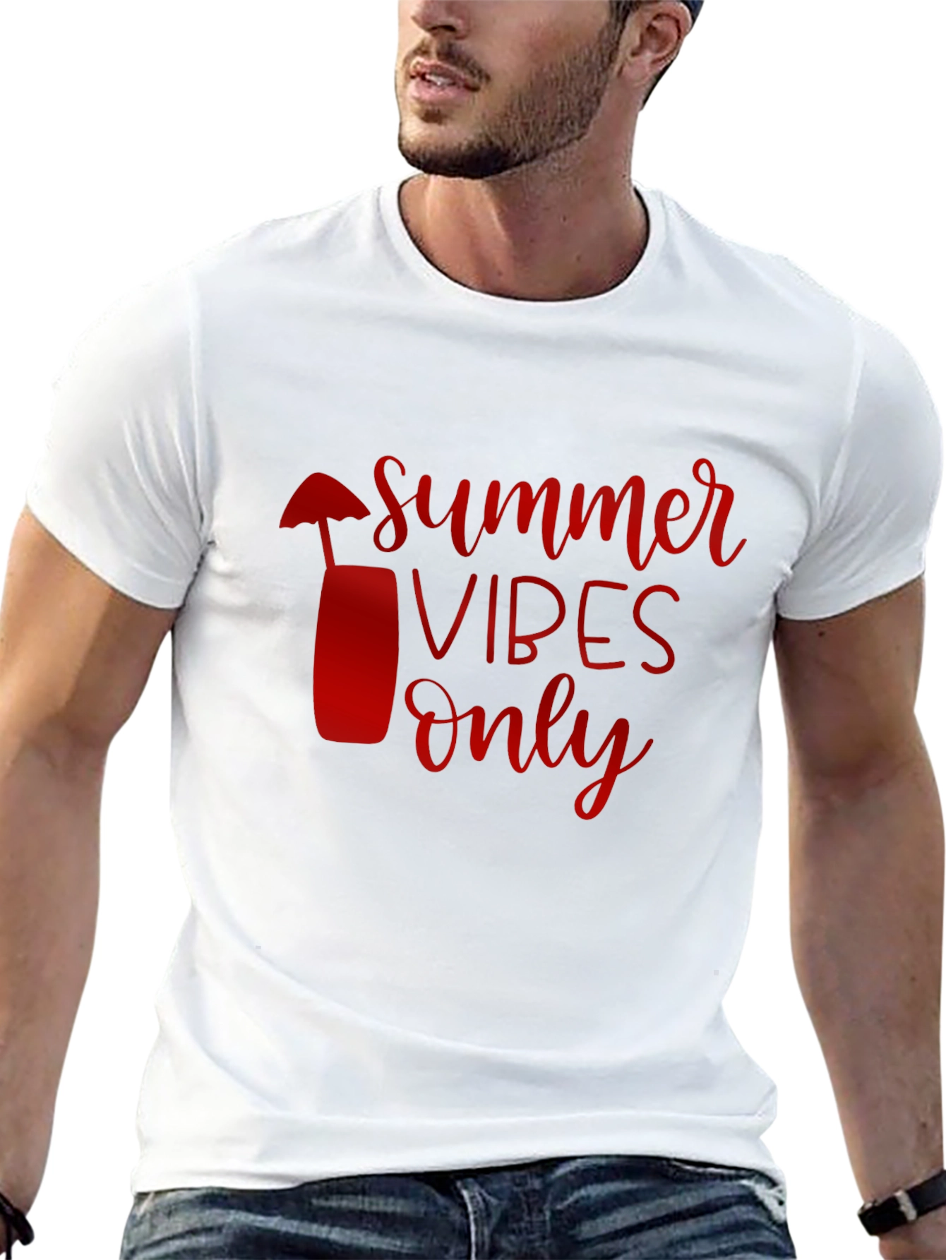 Summer Vibes Only Black Tee