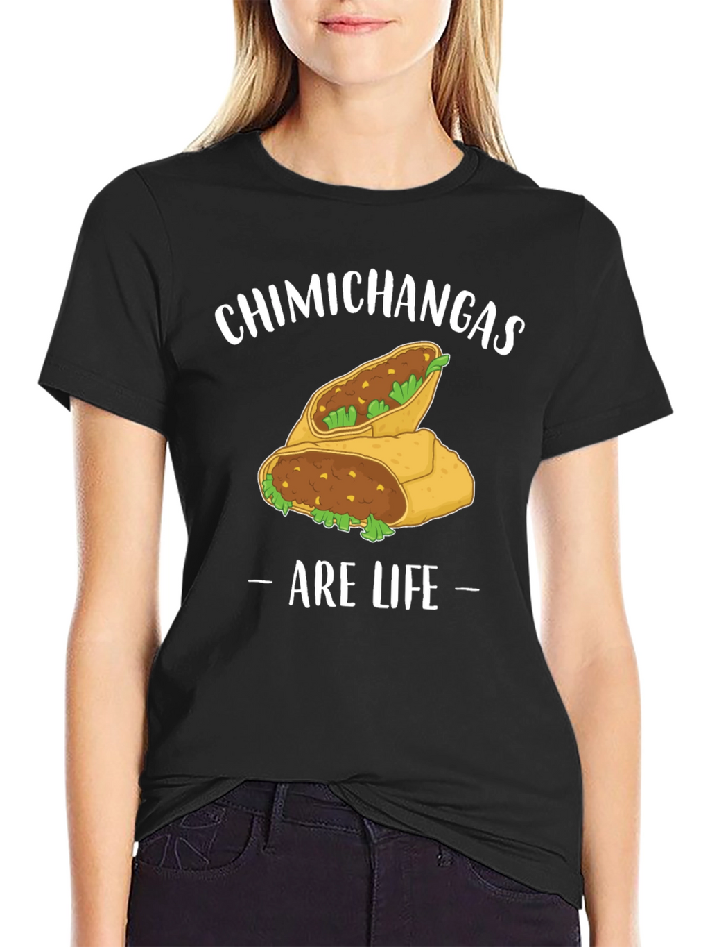Chimichangas Are Life Graphic T-Shirt