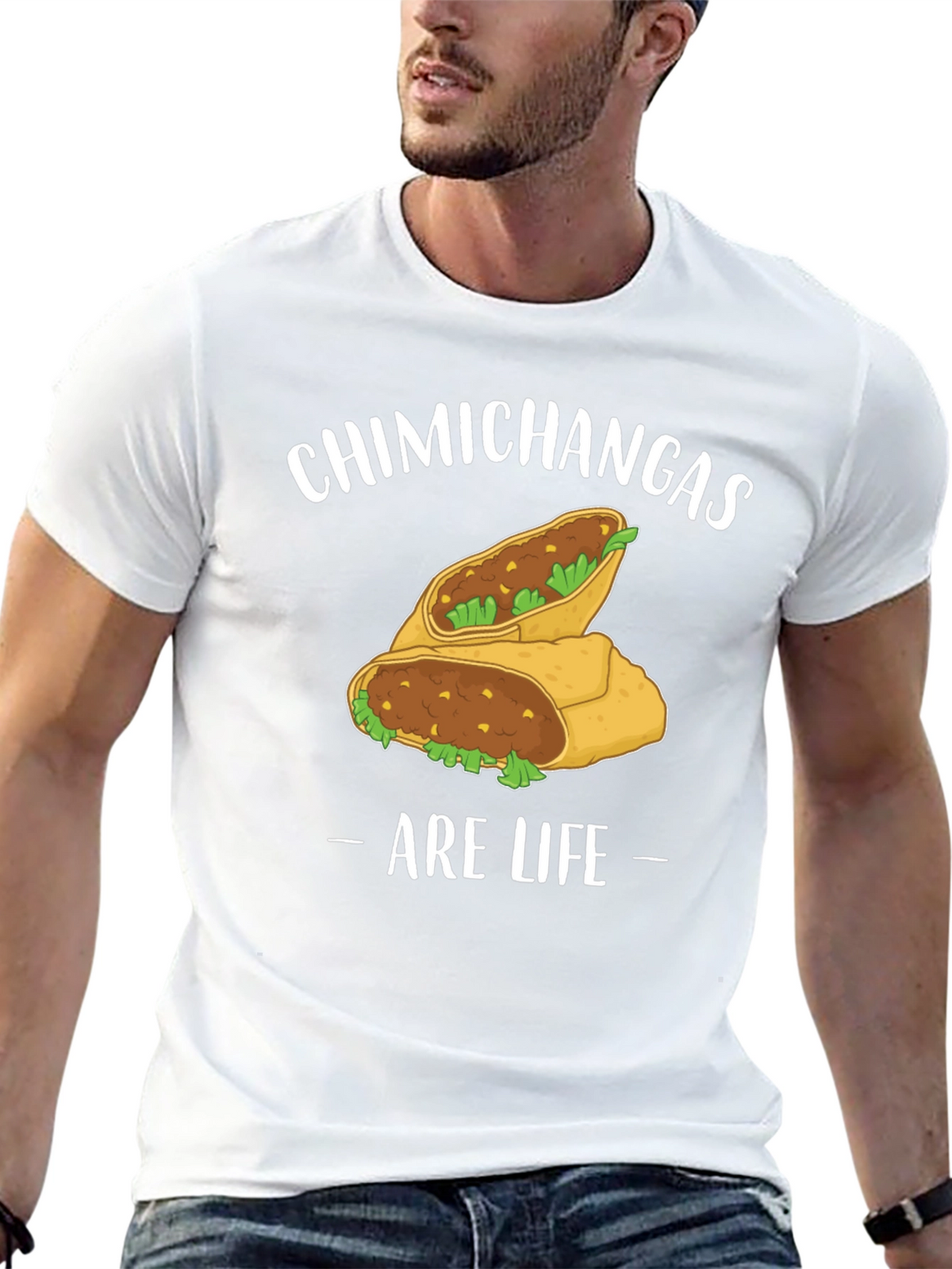 Chimichangas Are Life Graphic T-Shirt