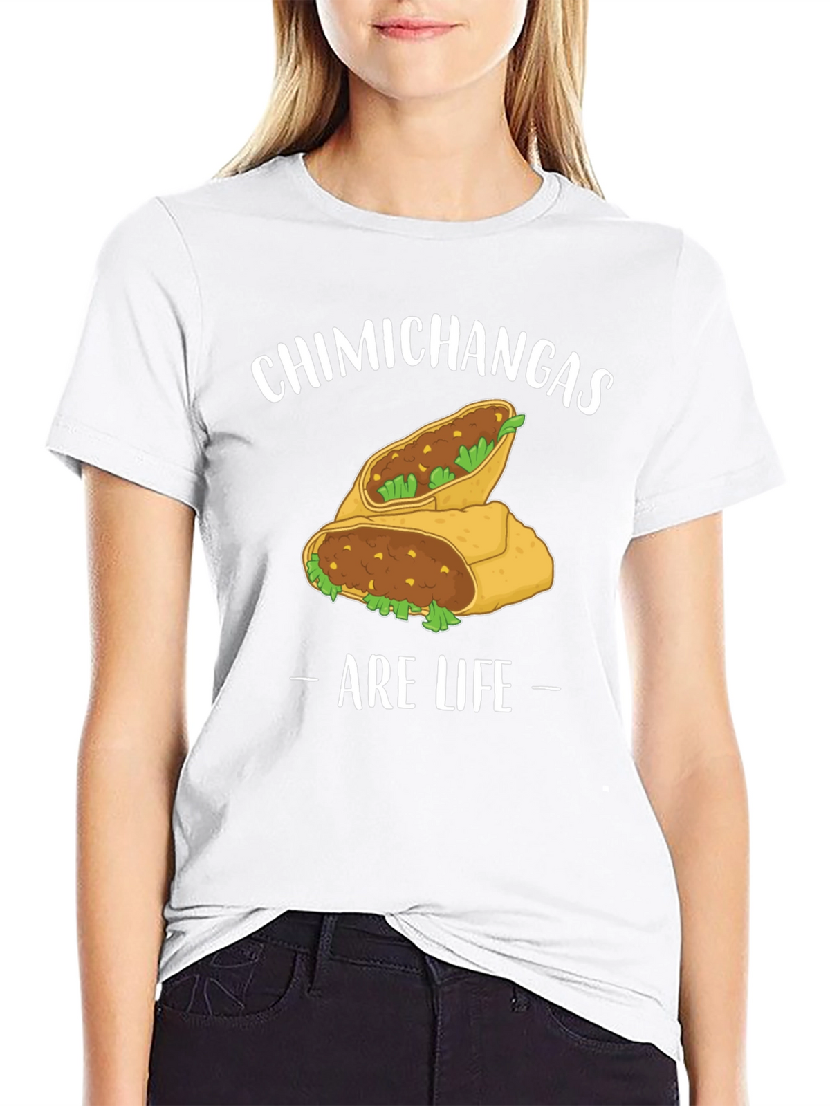 Chimichangas Are Life Graphic T-Shirt