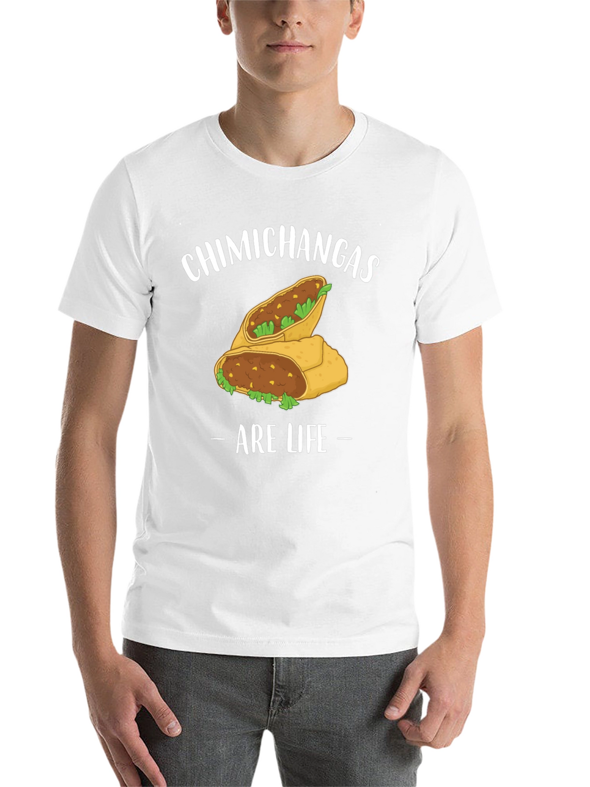 Chimichangas Are Life Graphic T-Shirt