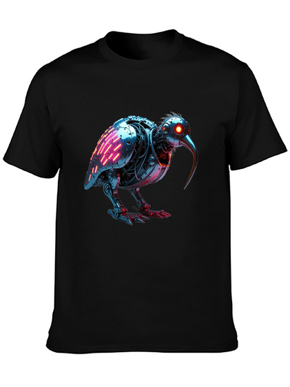 Robotic Kiwi Bird Graphic Tee