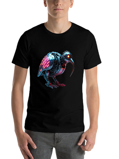 Robotic Kiwi Bird Graphic Tee