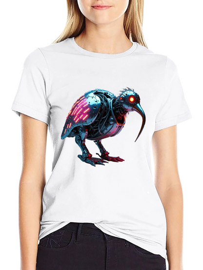 Robotic Kiwi Bird Graphic Tee