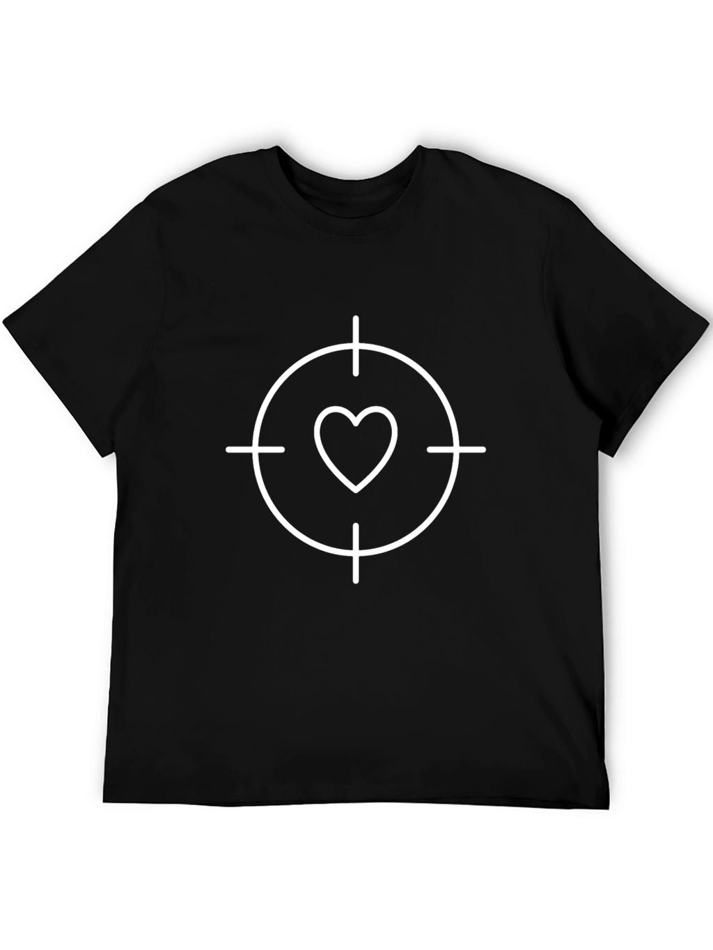 Heart Target Graphic Tee - Aim for Love!
