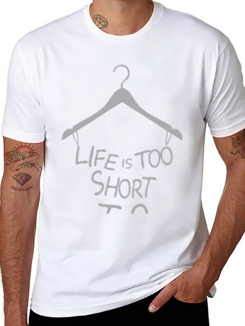 Life Is Too Short Hanger Graphic Tee