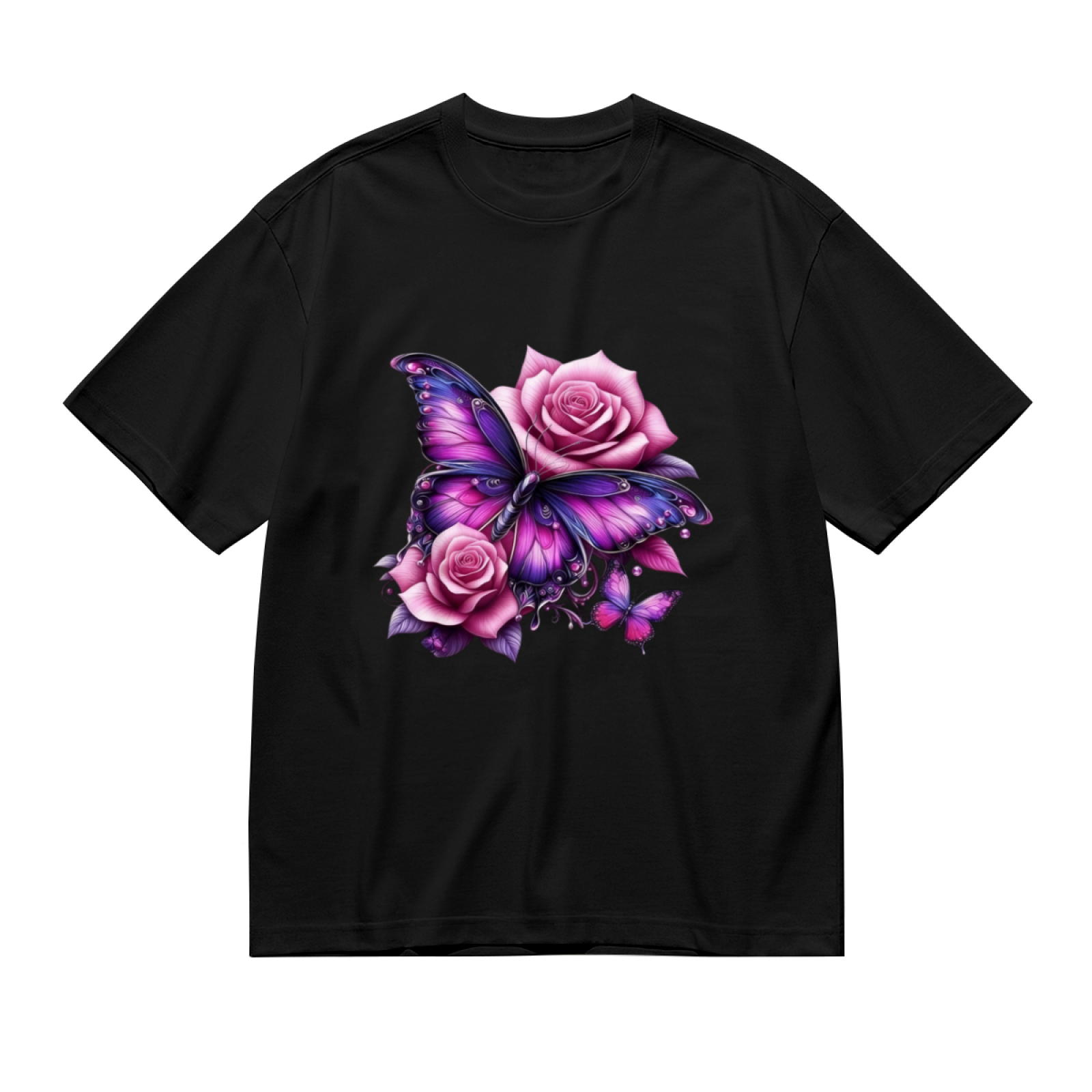 Soft Blue Poppy Wildflower Minimal Art Tee