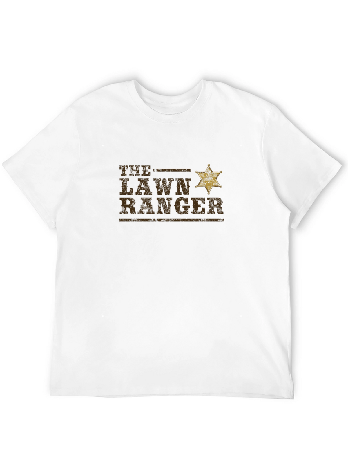 Lawn Ranger Graphic T-Shirt - Black Cotton Tee
