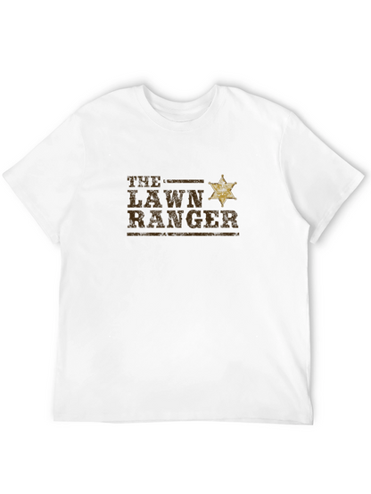 Lawn Ranger Graphic T-Shirt - Black Cotton Tee