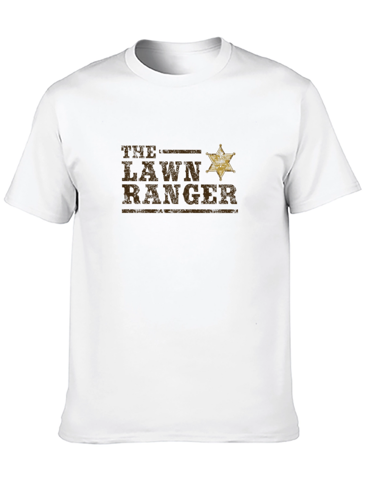 Lawn Ranger Graphic T-Shirt - Black Cotton Tee