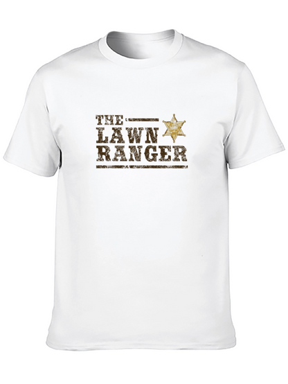 Lawn Ranger Graphic T-Shirt - Black Cotton Tee