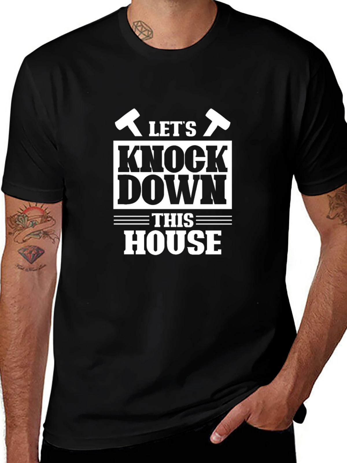 Lets Knock Down This House Funny T-Shirt