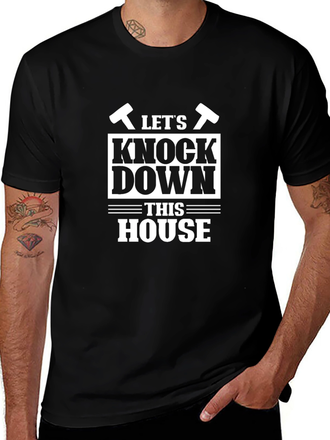 Lets Knock Down This House Funny T-Shirt