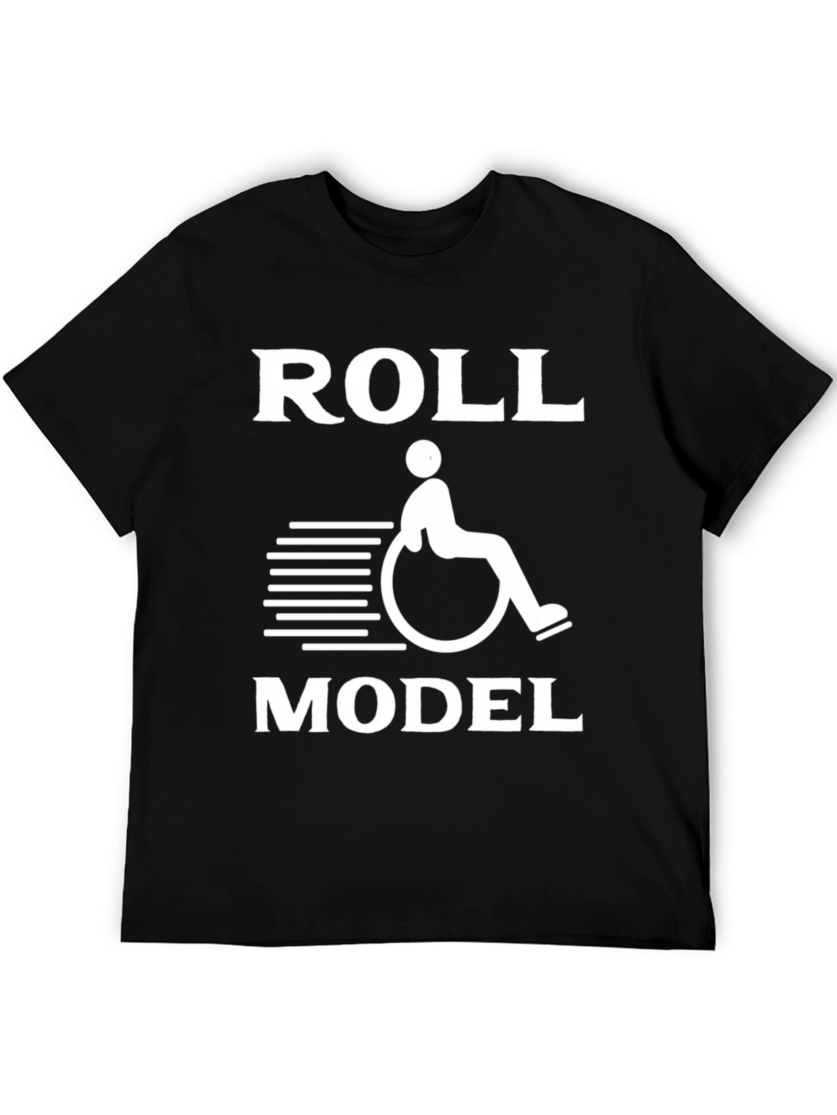 Roll Model Graphic Tee - Black Unisex T-Shirt