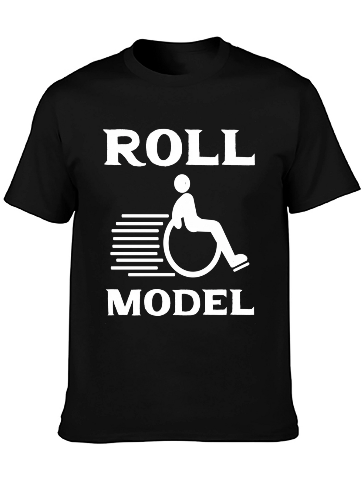 Roll Model Graphic Tee - Black Unisex T-Shirt