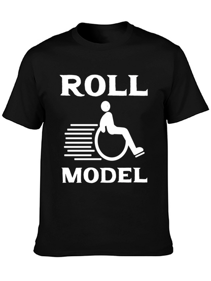 Roll Model Graphic Tee - Black Unisex T-Shirt