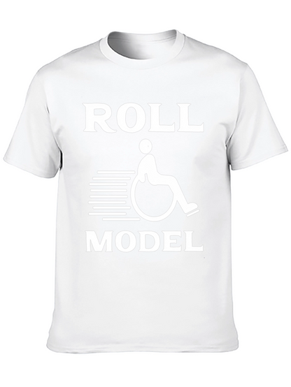 Roll Model Graphic Tee - Black Unisex T-Shirt