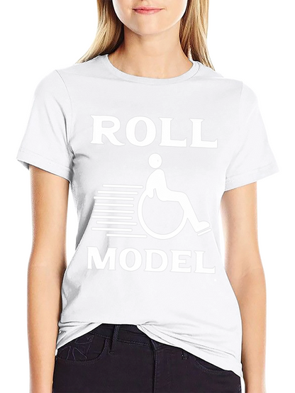 Roll Model Graphic Tee - Black Unisex T-Shirt
