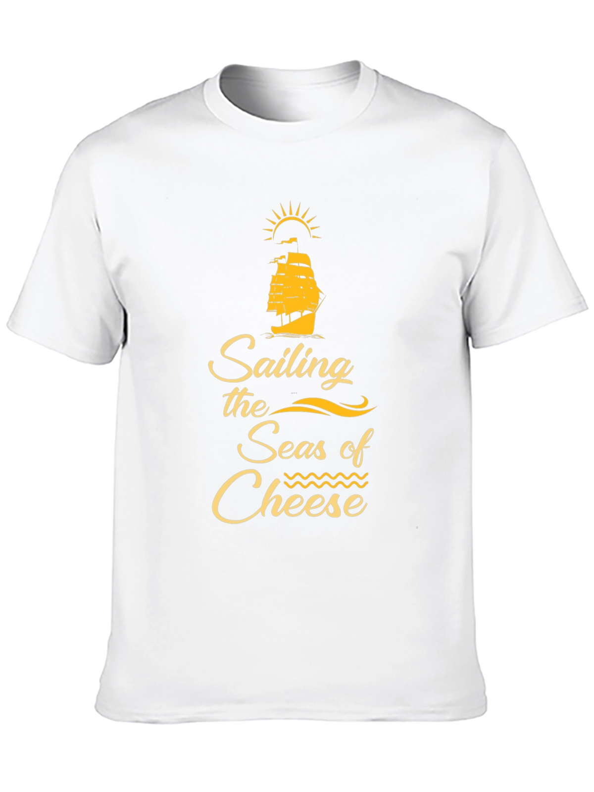 Sailing the Seas of Cheese Black T-Shirt