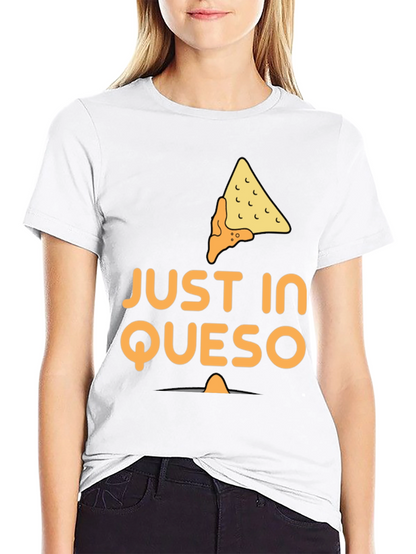 Just In Queso Black T-Shirt - Funny Foodie Tee