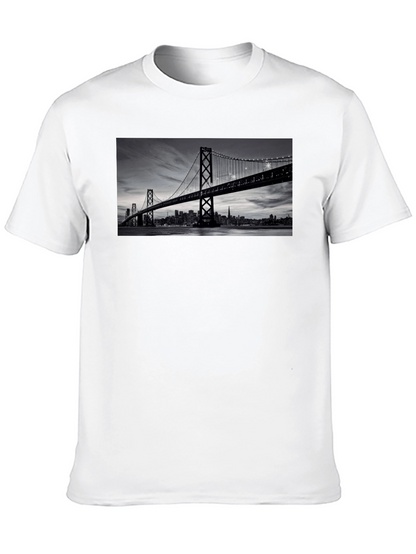 San Francisco Bridge Black T-Shirt