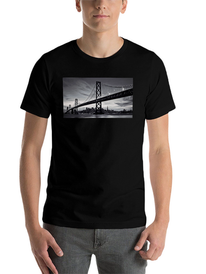 San Francisco Bridge Black T-Shirt