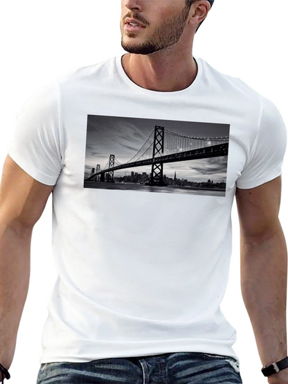 San Francisco Bridge Black T-Shirt