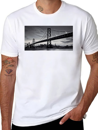 San Francisco Bridge Black T-Shirt