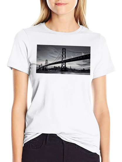 San Francisco Bridge Black T-Shirt