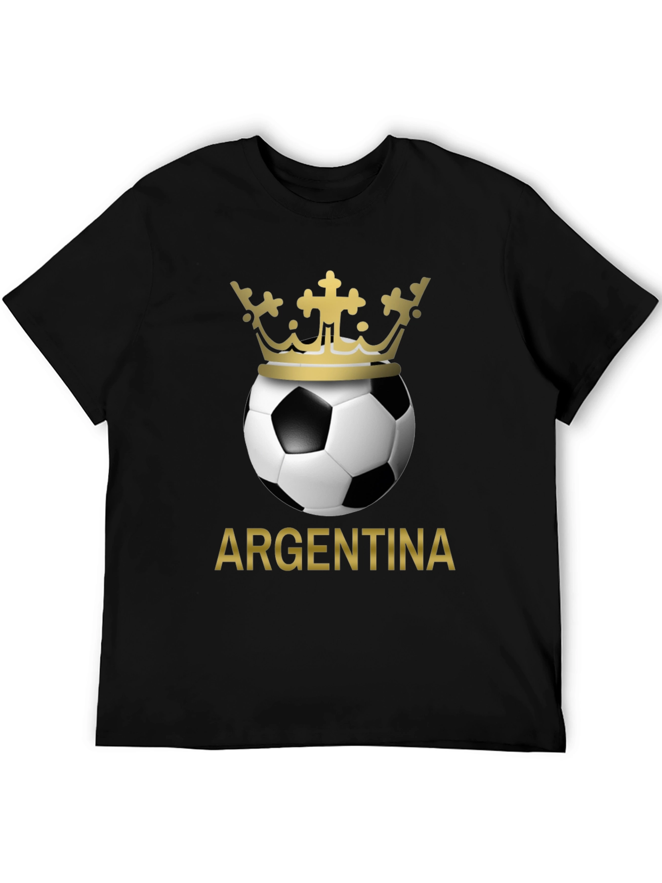 Argentina Soccer Ball Crown T-Shirt