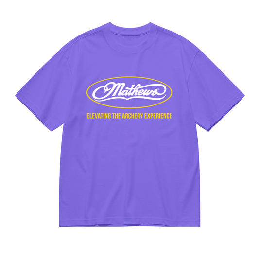 Mathews Elevating The Archery Experience Bowhunting Purple Tee