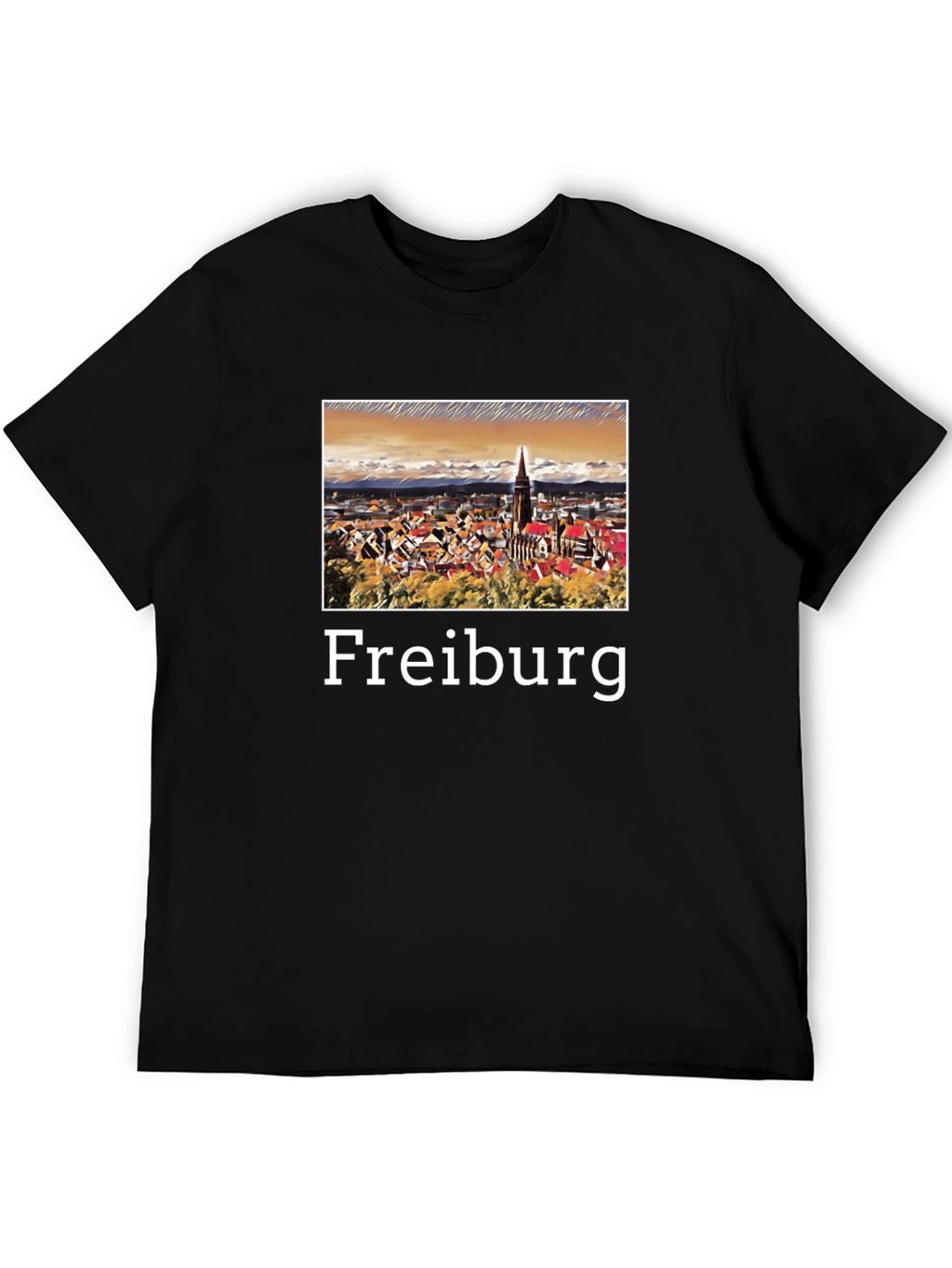 Freiburg T-Shirt - Cityscape Graphic Tee