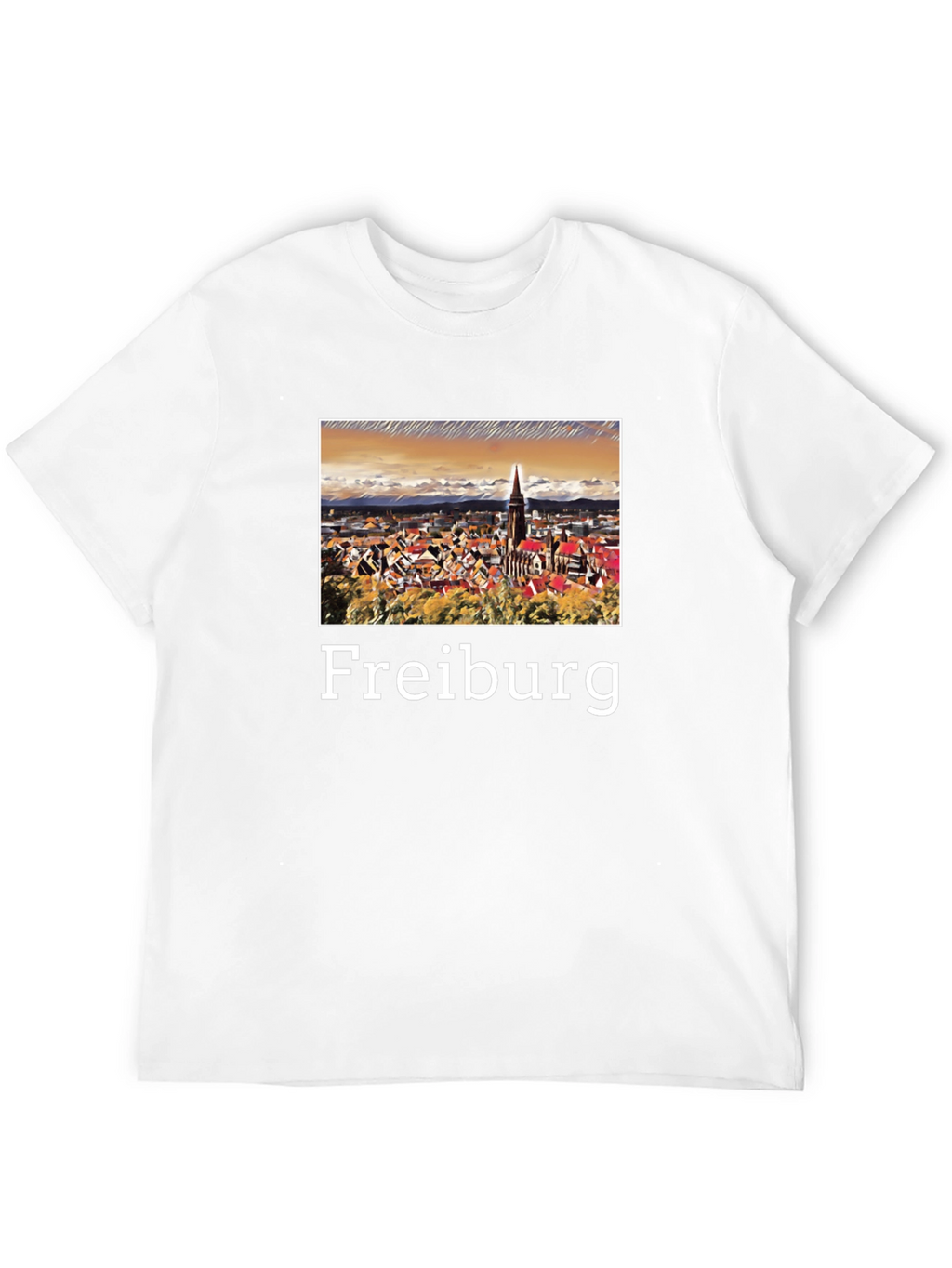 Freiburg T-Shirt - Cityscape Graphic Tee