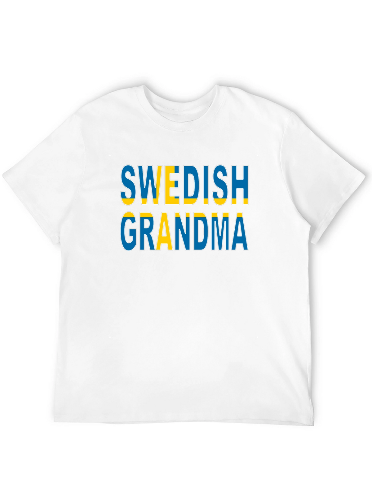 Swedish Grandma T-Shirt Black Cotton