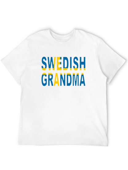 Swedish Grandma T-Shirt Black Cotton