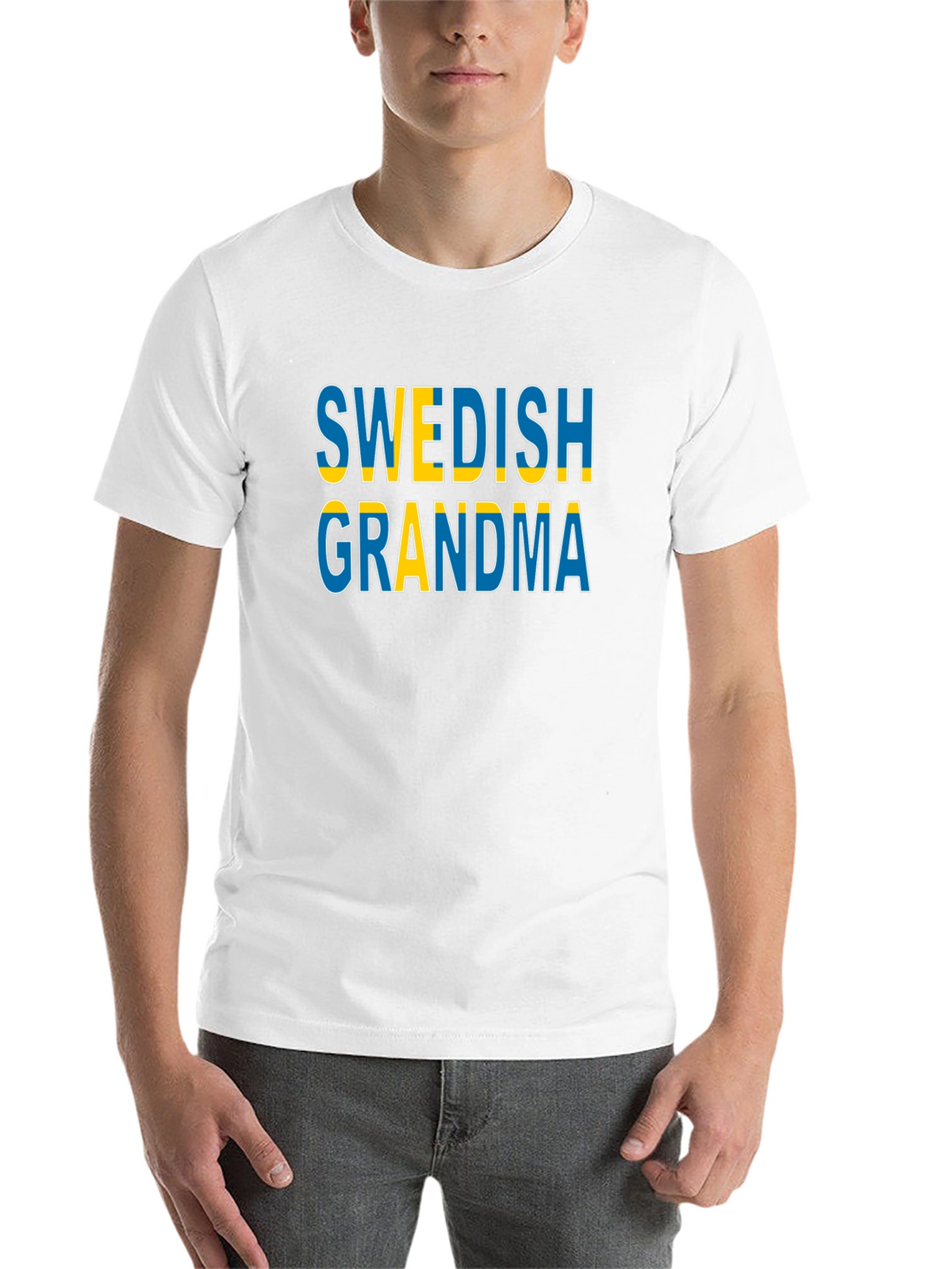 Swedish Grandma T-Shirt Black Cotton