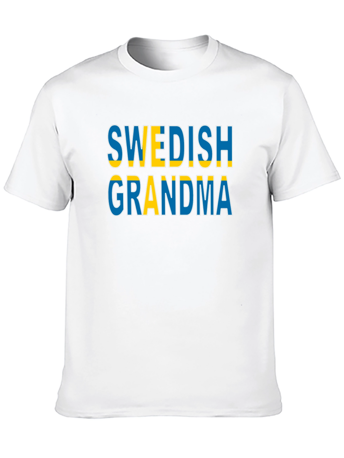 Swedish Grandma T-Shirt Black Cotton