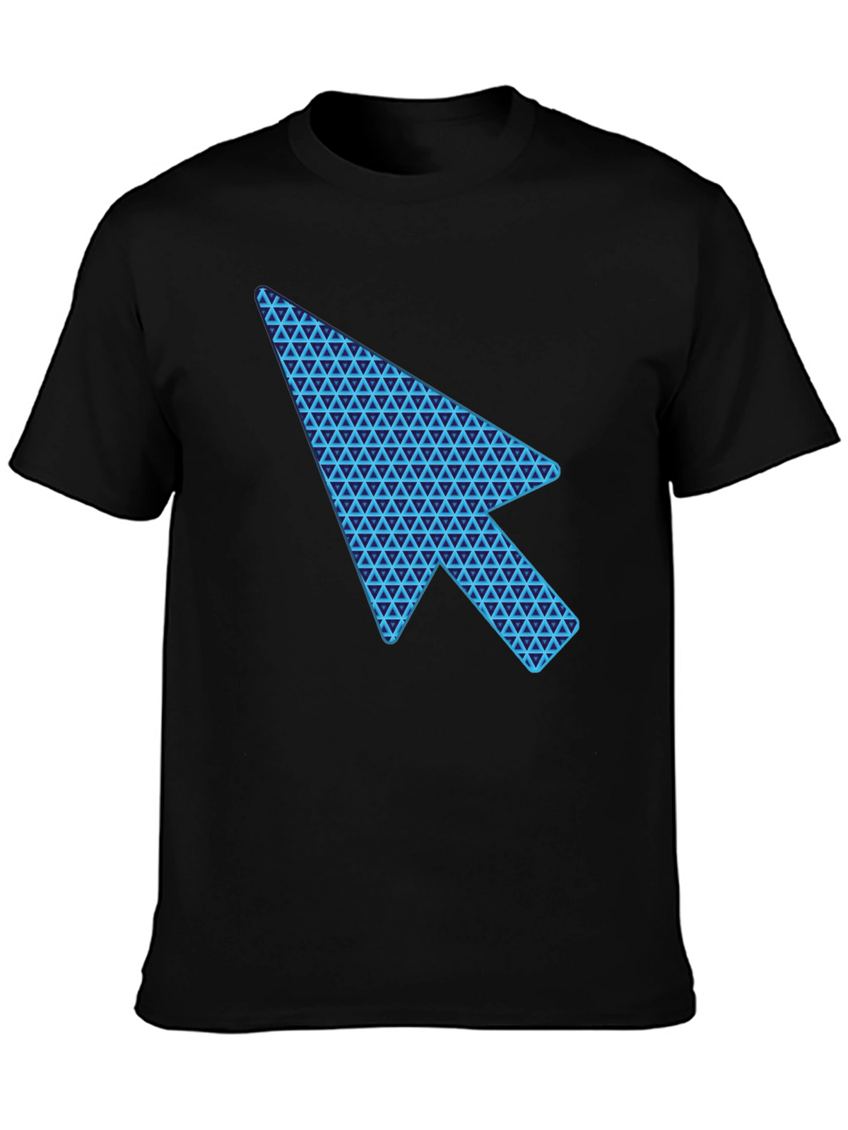 Cursor Arrow Graphic Black T-Shirt