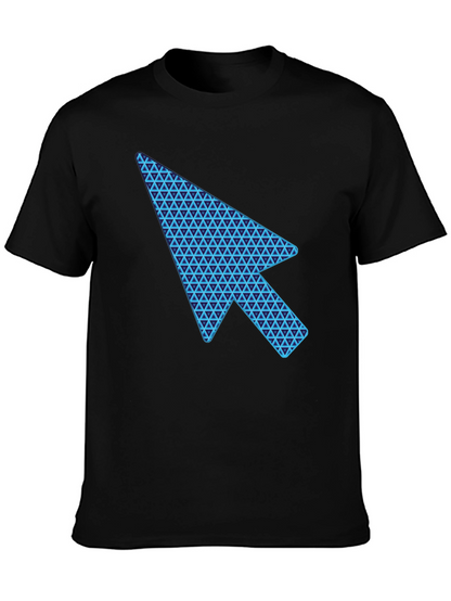 Cursor Arrow Graphic Black T-Shirt